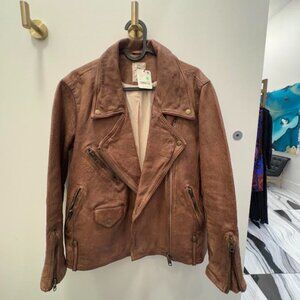 free people leather jacket